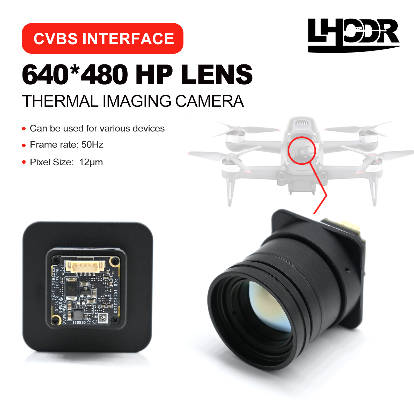Diy Drone Electronics Kit - 30mm 640x480 pix Drone thermal imaging