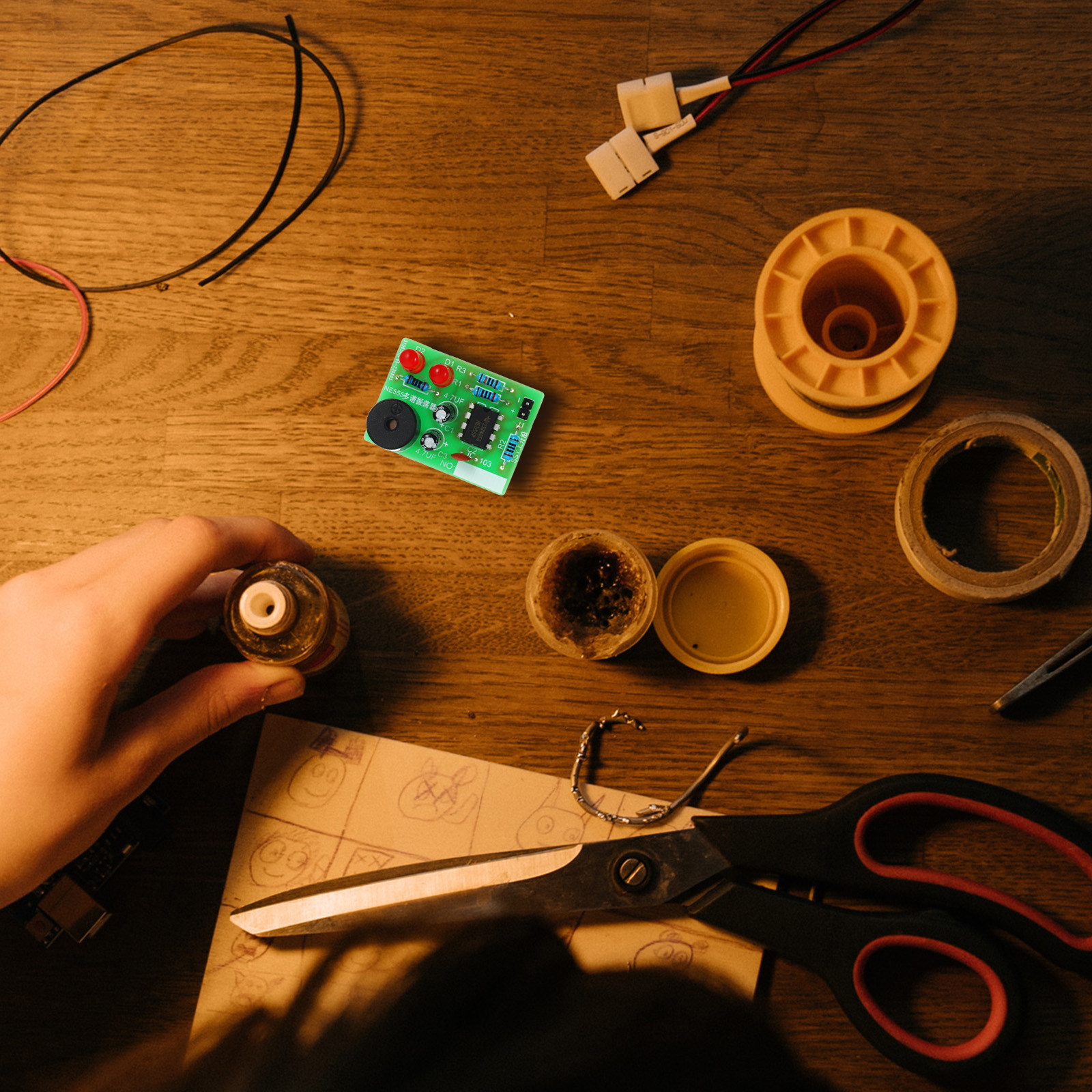 Diy Electronics Projects For Beginners - 5Set Soldering Training Kit for Beginners