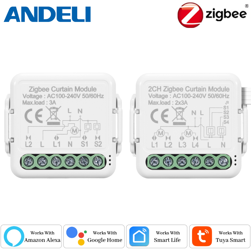 Diy Electronic Modules - Zigbe Smart Curtain Switch Module for