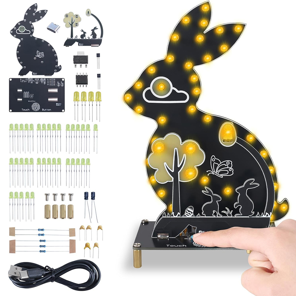 Diy Electronics Projects For Beginners - DIY Rabbit Soldering Practice Kit Electronic