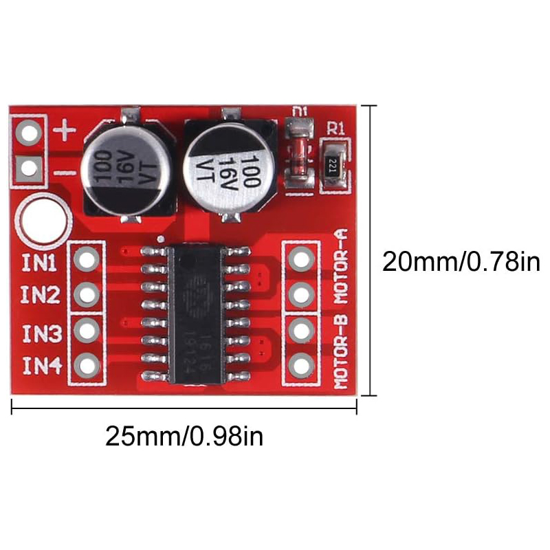 4/10pcs MX1508 DC Motor Driver – обзор и цена L298N Motor Driver