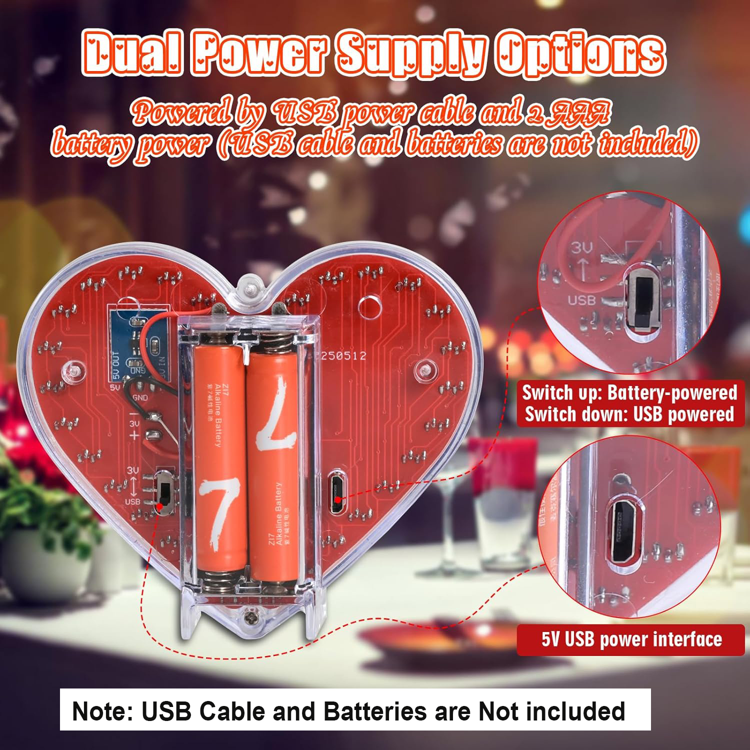 Heart Shaped LED Soldering Kit – обзор и цена Diy Electronics Filament