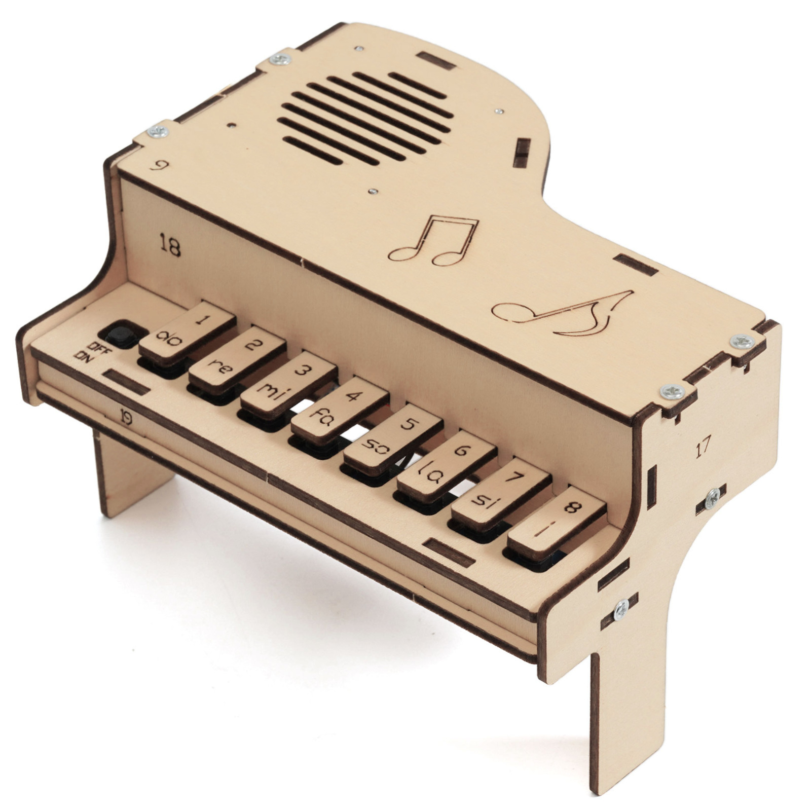DIY Wooden Electronic Piano Mo – обзор и цена Diy Electronics For Kids