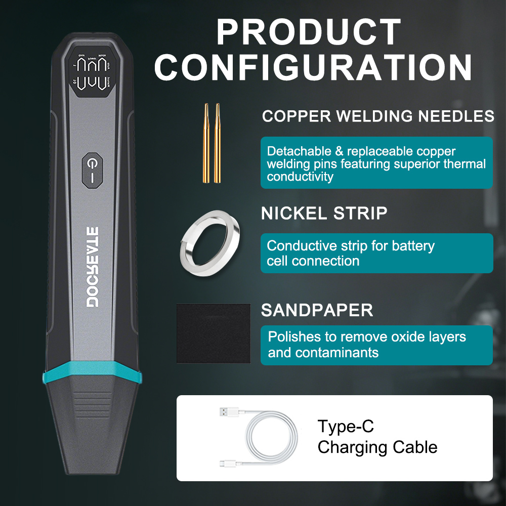 Lightweight Portable Handheld  – обзор и цена Diy Electronics Spot Welder