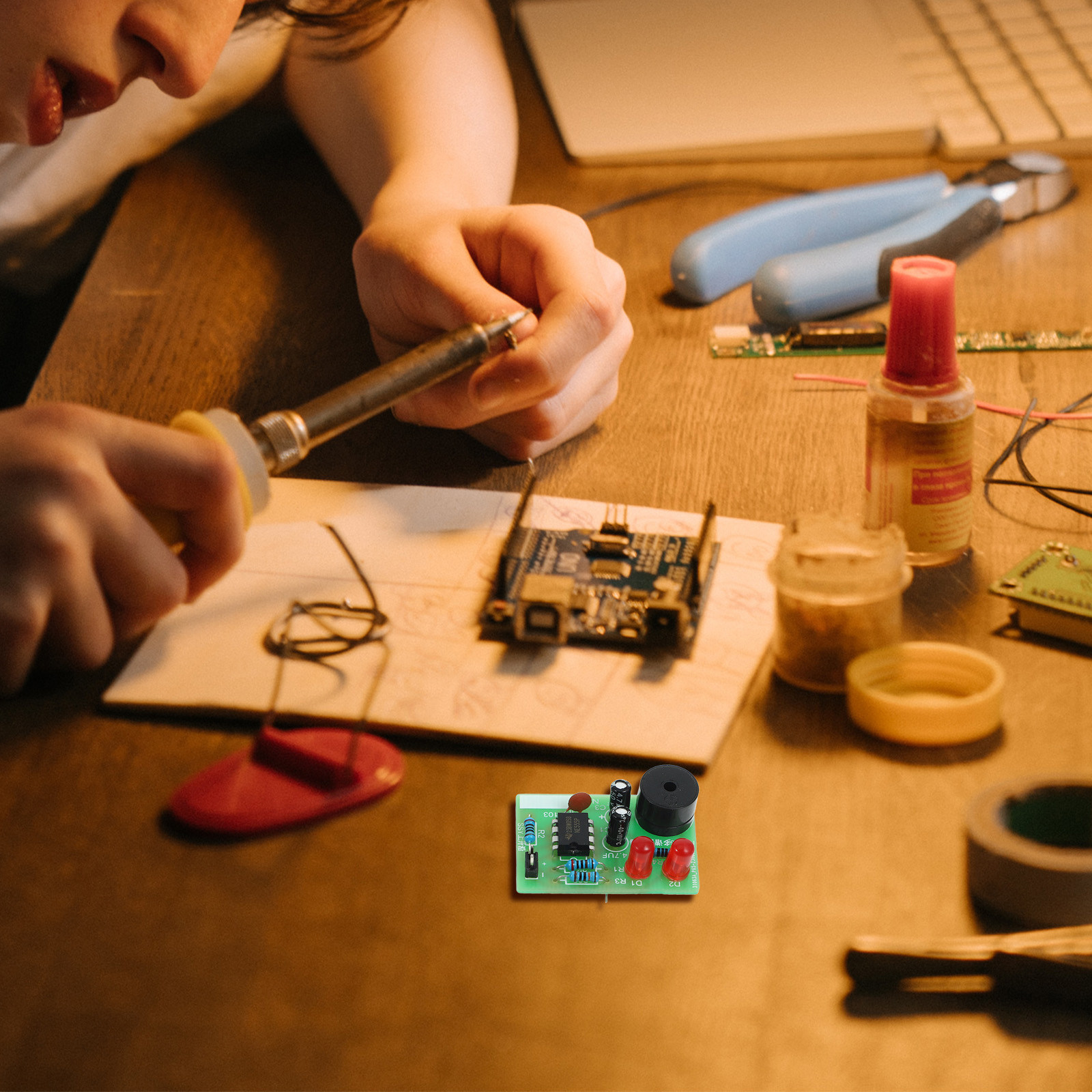 5Set Soldering Training Kit fo – обзор и цена Diy Electronics Projects For Beginners