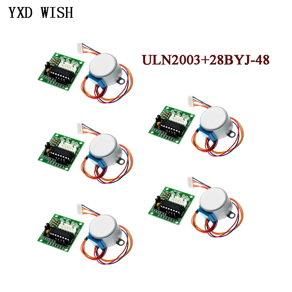 5pcs ULN2003 28BYJ-48 5V 12V R – обзор и цена Stepper Motor 28Byj