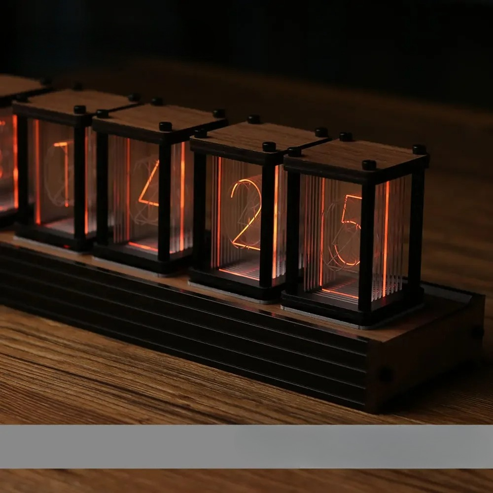 RGB Nixie Tube Clock DIY Table – обзор и цена Diy Electronics Gift Ideas