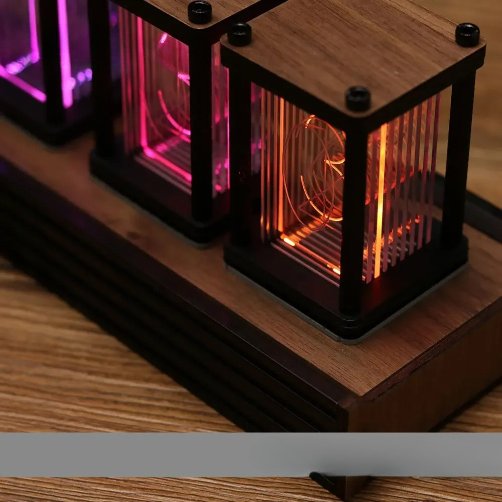 RGB Nixie Tube Clock DIY Table – обзор и цена Diy Electronics Gift Ideas