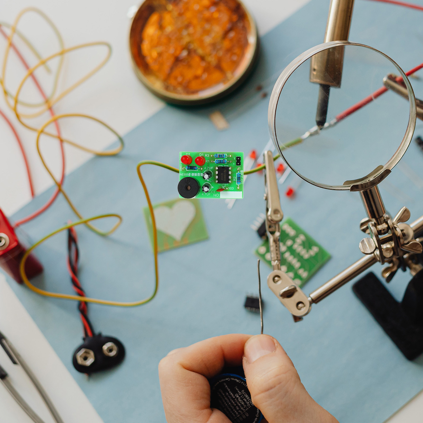 5Set Soldering Training Kit We – обзор и цена Diy Electronics Circuits