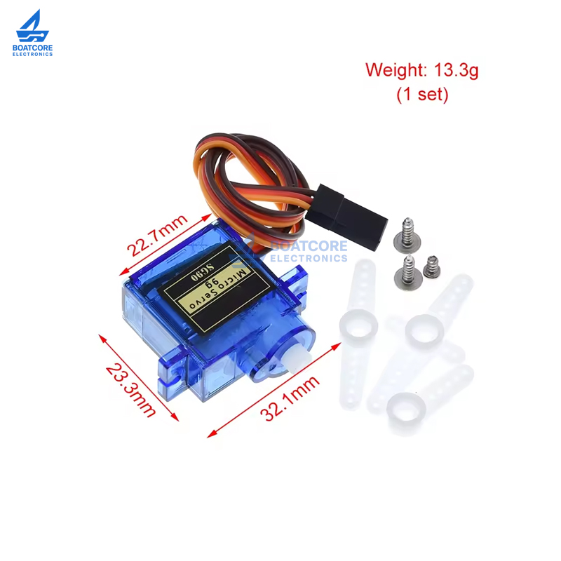 1PCS SG90 9g 1.6KG Mini Micro  – обзор и цена Diy Boat Electronics