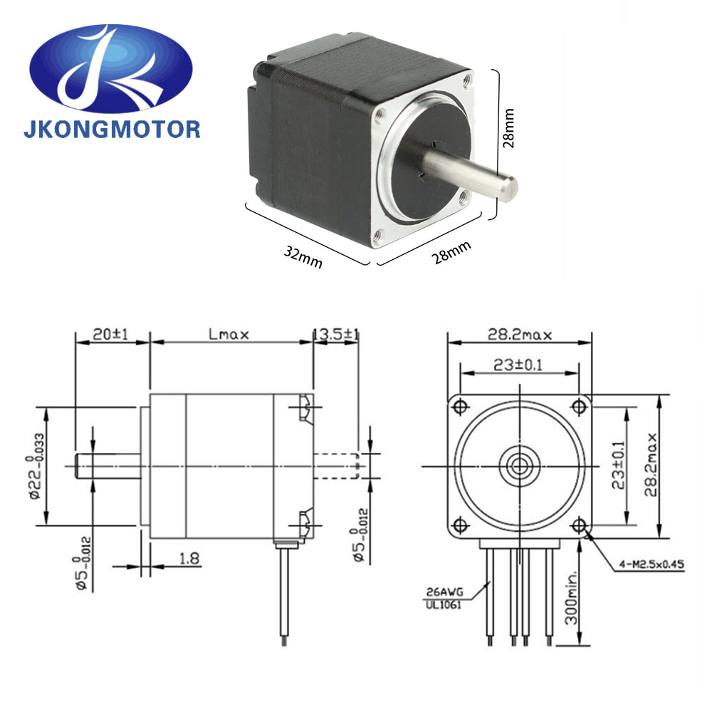 Jkongmotor Nema11 Stepper Moto – обзор и цена Stepper Motor 28Byj