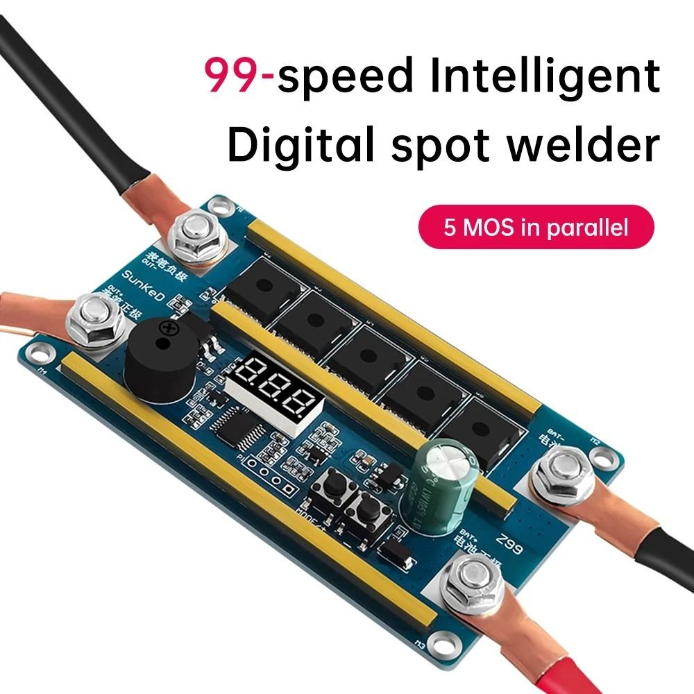 Portable 12V Spot Welder Digit – обзор и цена Diy Electronics Spot Welder