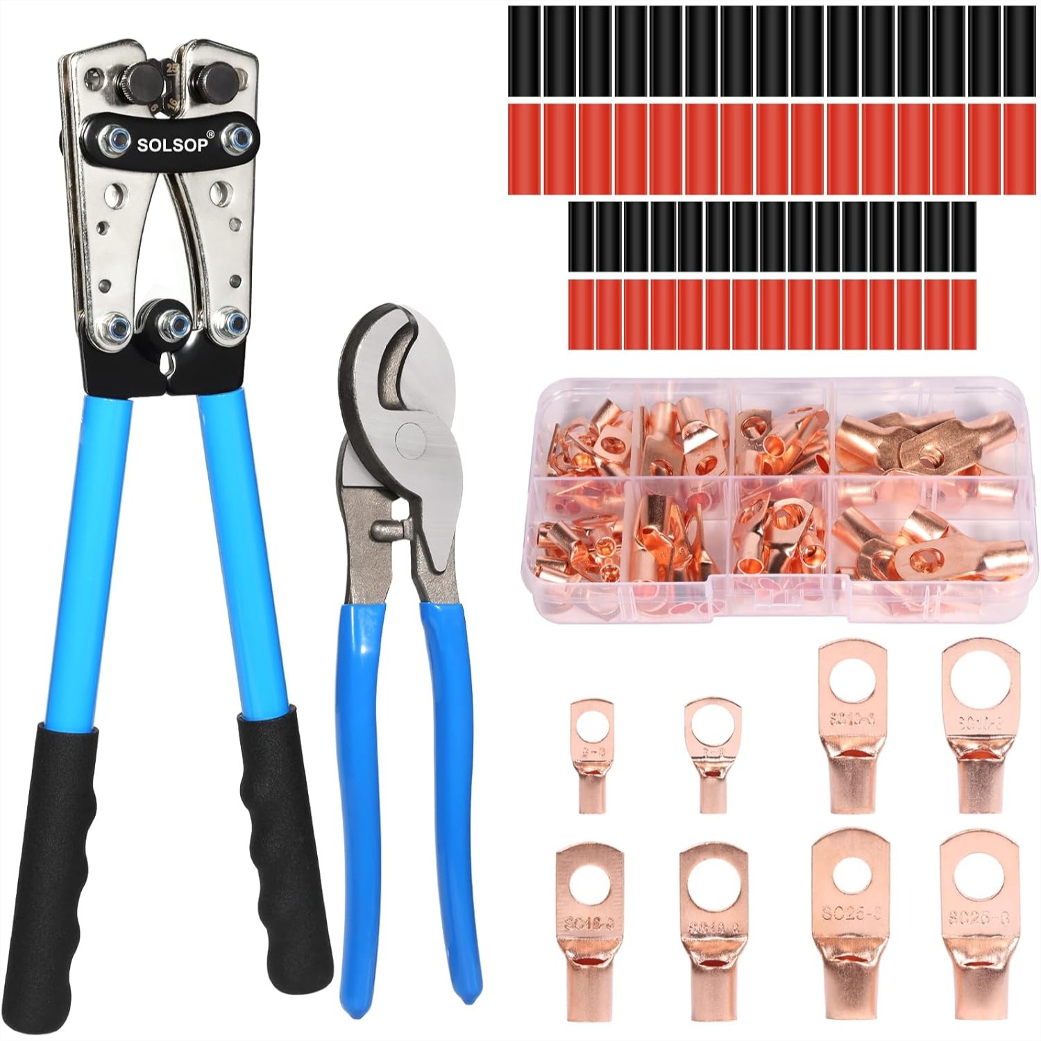 Battery Cable Crimper Tool for – обзор и цена Heat Shrink Tubing
