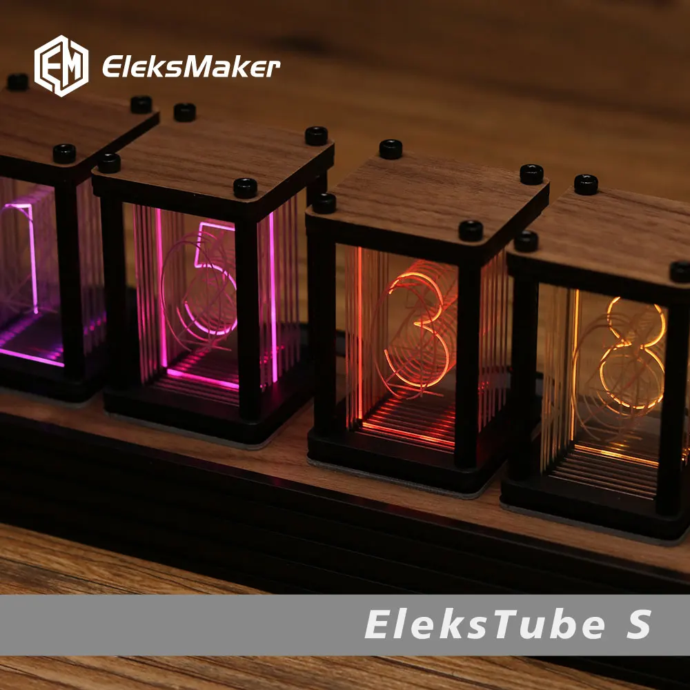 RGB Nixie Tube Clock DIY Table – обзор и цена Diy Electronics Gift Ideas