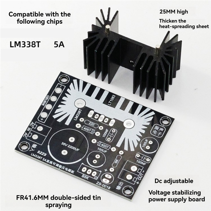 ABZZ-LM338 5A Output Adjustabl – обзор и цена Diy Electronics Filament
