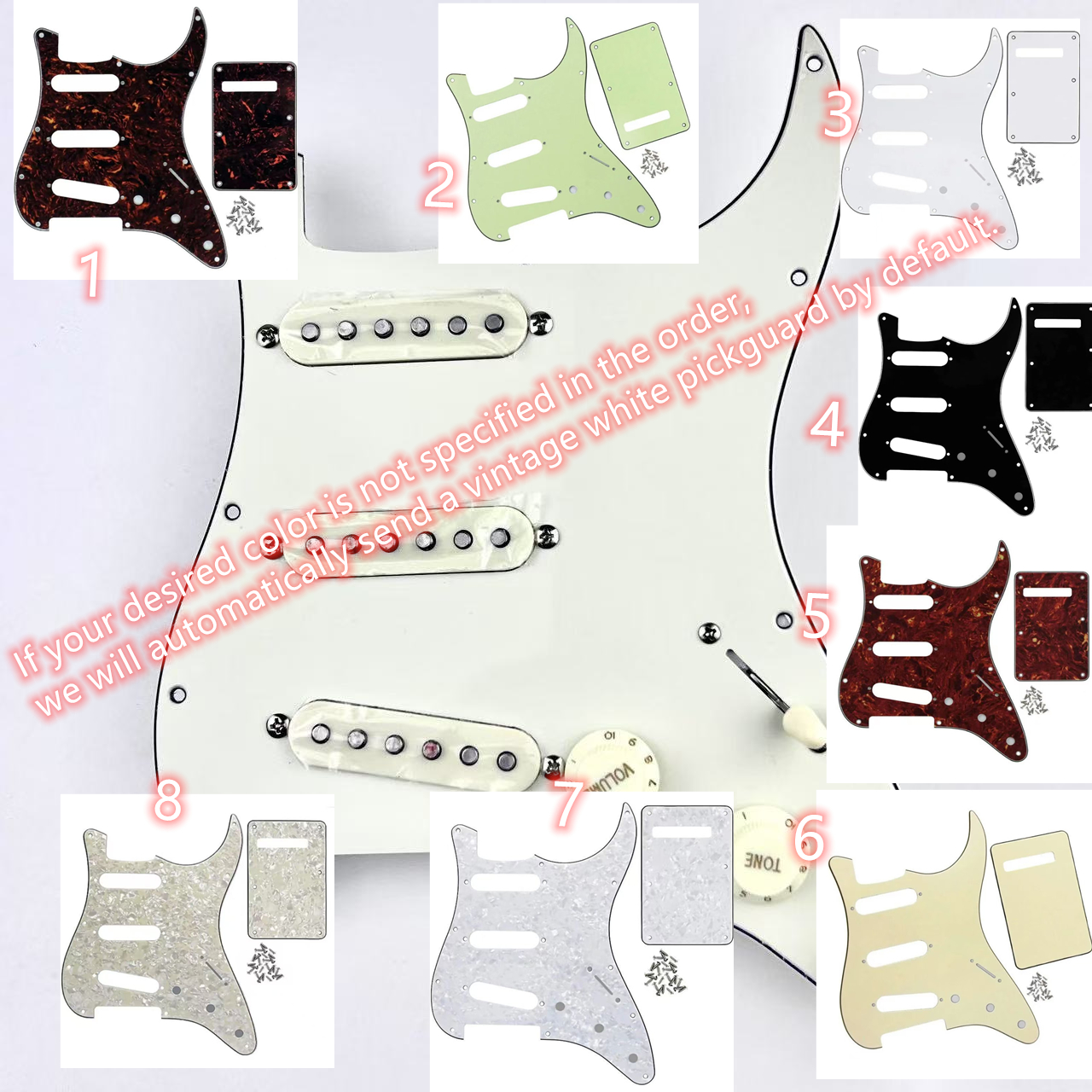 DIY Guitar ST Pickguard Kit SS – обзор и цена Diy Guitar Electronics Kit