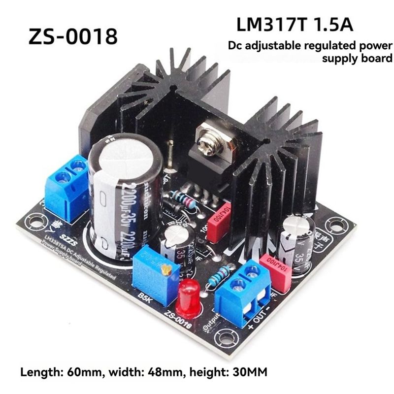 Adjustable Linear Regulated Po – обзор и цена Diy Electronics Filament