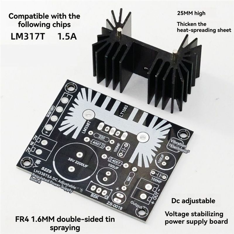 Adjustable Linear Regulated Po – обзор и цена Diy Electronics Filament