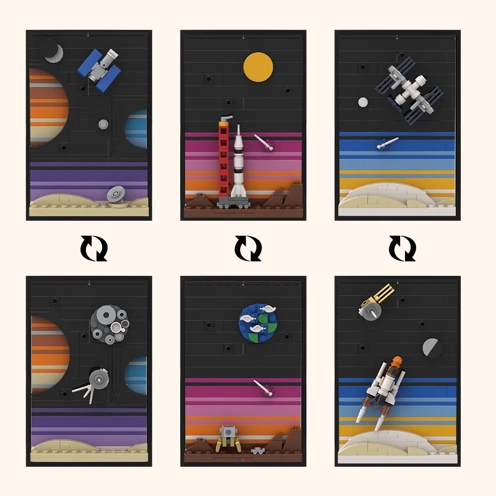 MOC Space Story Postcard Model – обзор и цена Diy Electronics Art