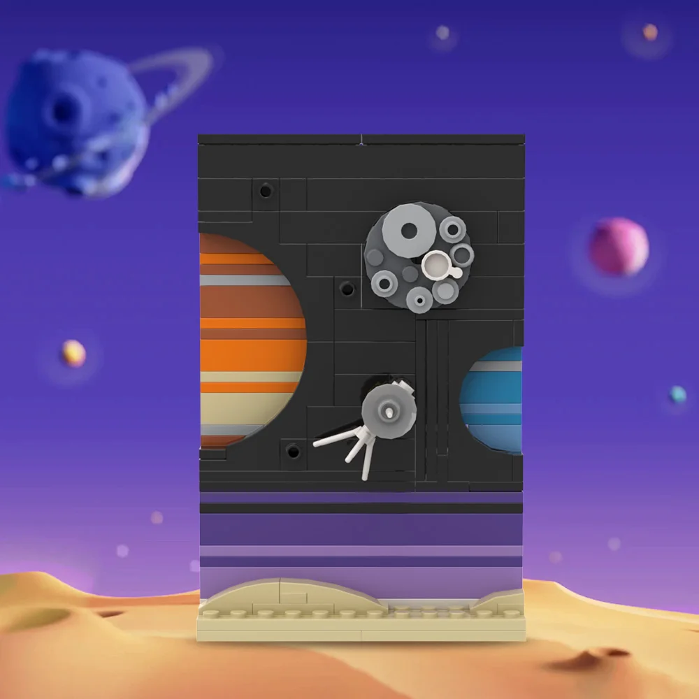 MOC Space Story Postcard Model – обзор и цена Diy Electronics Art
