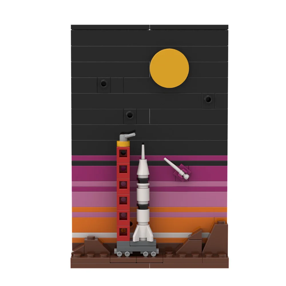 MOC Space Story Postcard Model – обзор и цена Diy Electronics Art