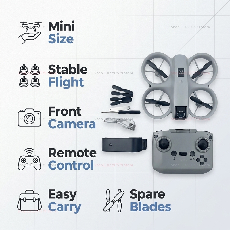 Mini Drone with 8K HD Camera F – обзор и цена Diy Drone Electronics Kit