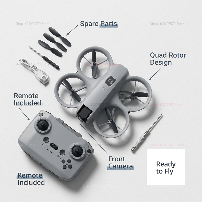 Mini Drone with 8K HD Camera F – обзор и цена Diy Drone Electronics Kit