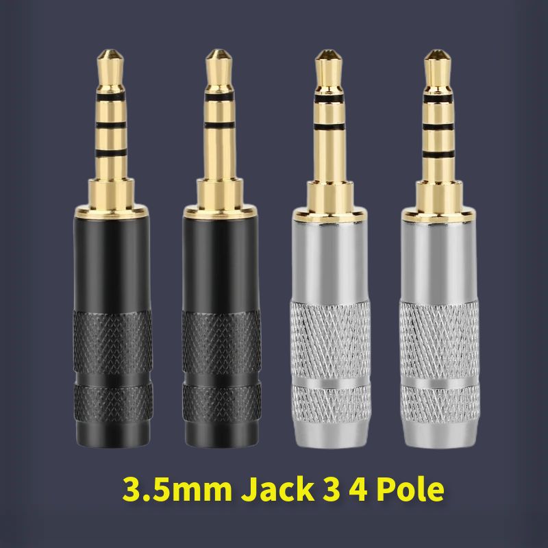 DIY 3.5mm Jacks Audio Plug 3 4 – обзор и цена Diy Electronics Hobby