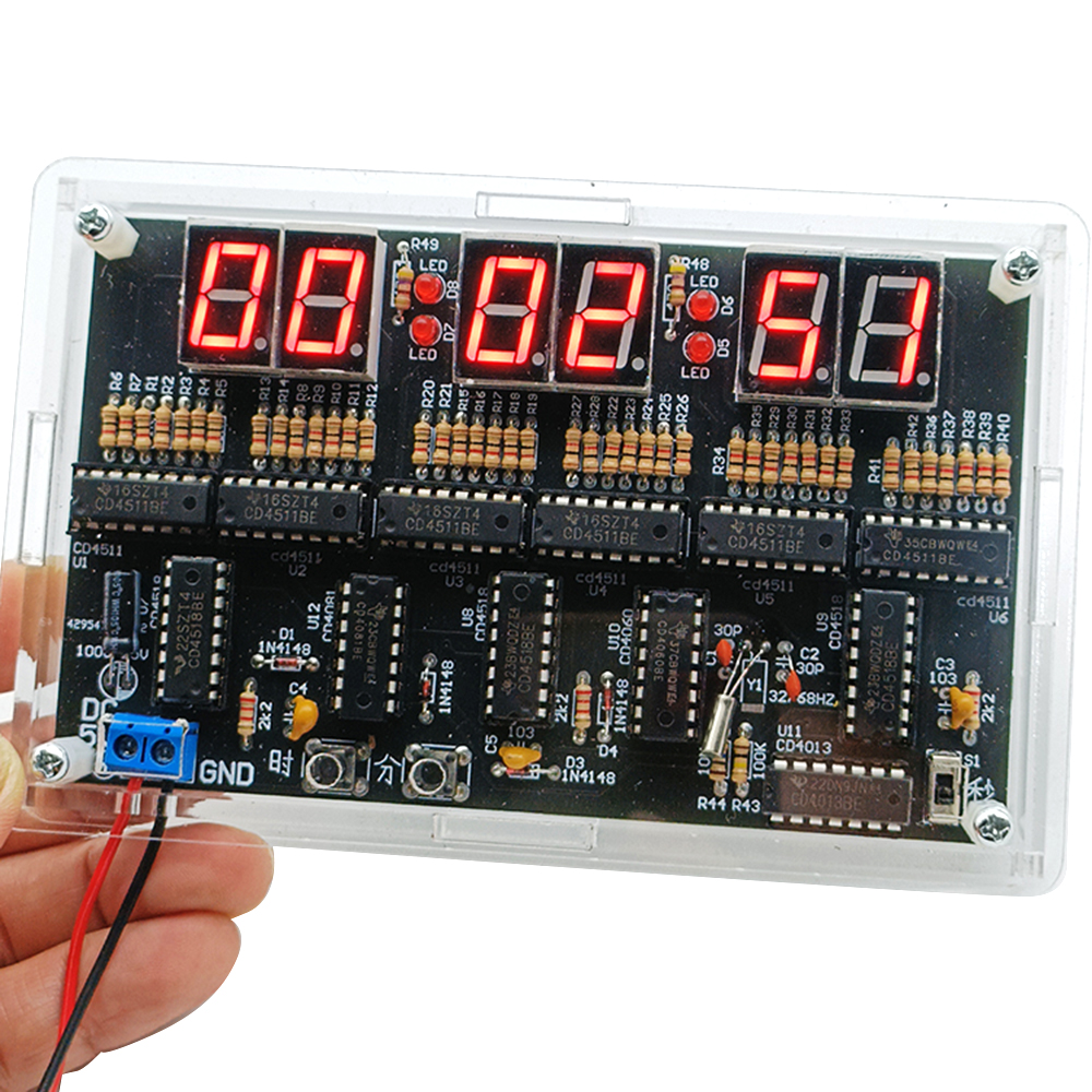 24-Hour Digital Clock DIY Sold – обзор и цена Diy Electronics Projects For Beginners