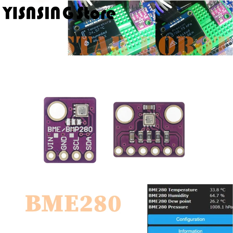 BME280 5V 3.3V Digital Sensor  – обзор и цена Bme280 Humidity Sensor