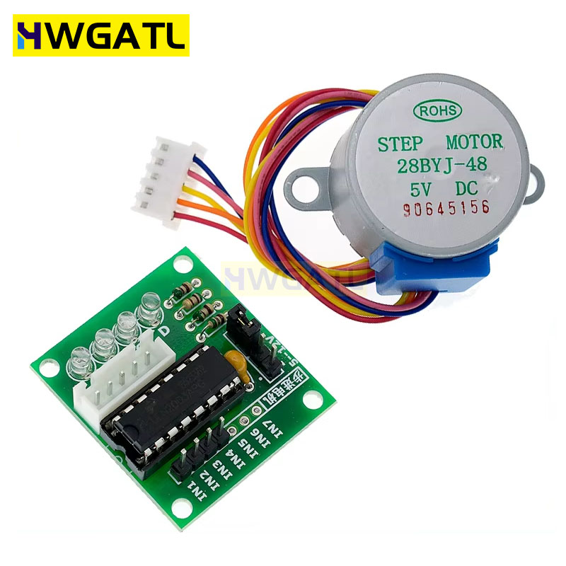 HWGATL 5V 4-Phase 28BYJ-48 DC  – обзор и цена Stepper Motor 28Byj