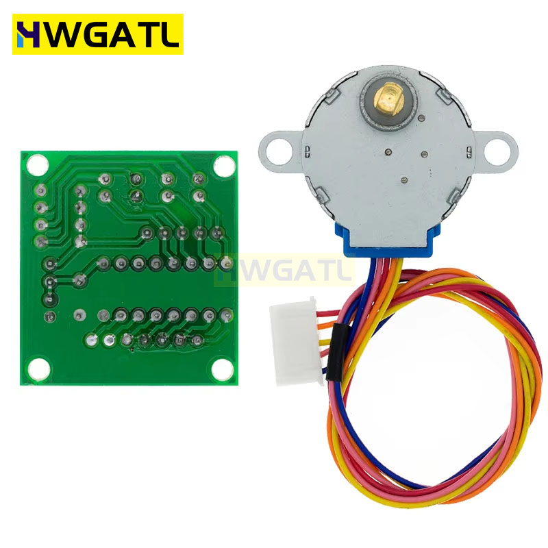 HWGATL 5V 4-Phase 28BYJ-48 DC  – обзор и цена Stepper Motor 28Byj