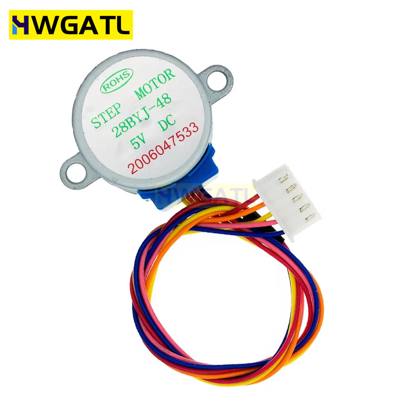 HWGATL 5V 4-Phase 28BYJ-48 DC  – обзор и цена Stepper Motor 28Byj