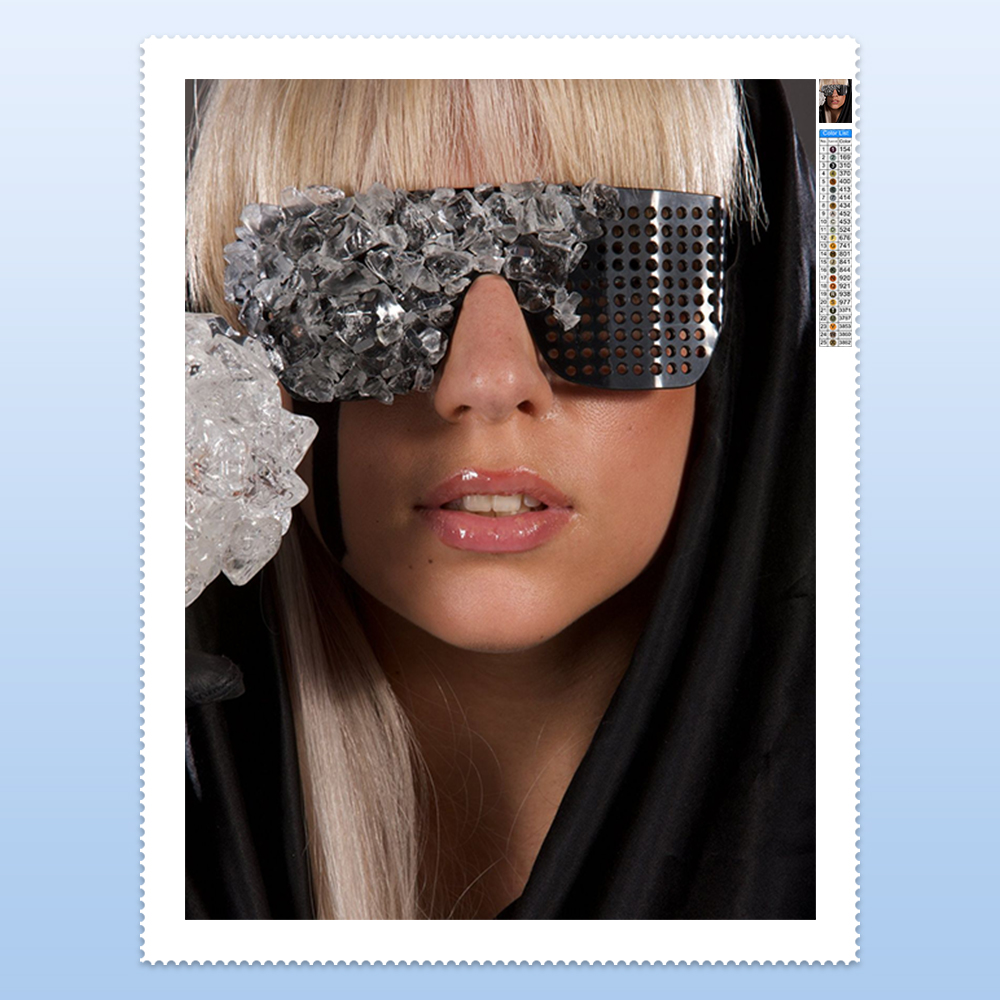 L-Lady G-Gaga Diamond Painting – обзор и цена Diy Electronics Art