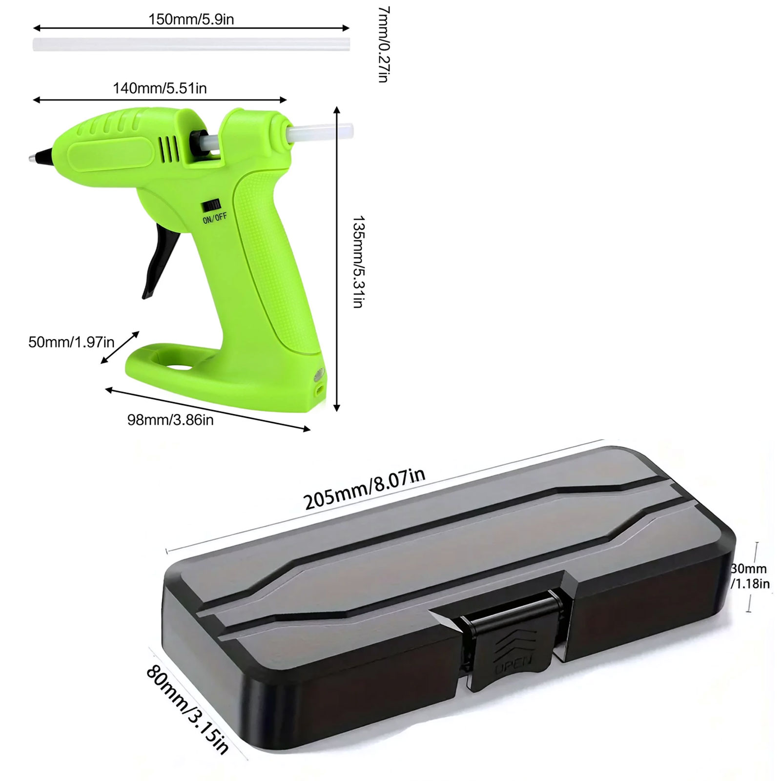Cordless Hot Glue Gun (Fast-He – обзор и цена Diy Electronics Gadget