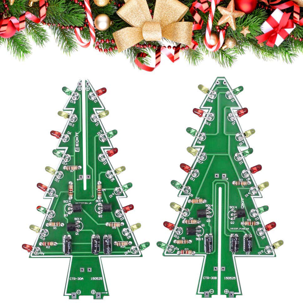 DIY Christmas Tree LED Flash K – обзор и цена Diy Electronics Tool Kit