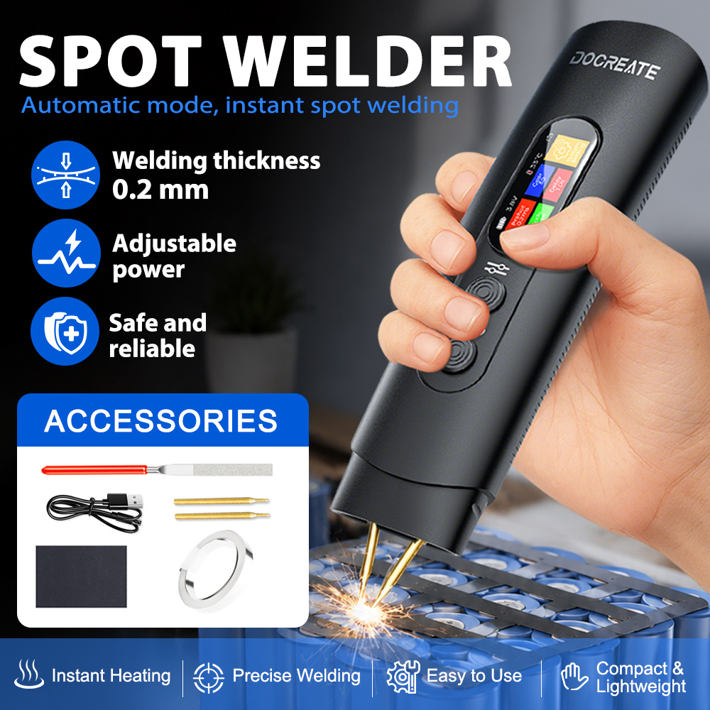 3360W Handheld Dual Pulse Spot – обзор и цена Diy Electronics Spot Welder