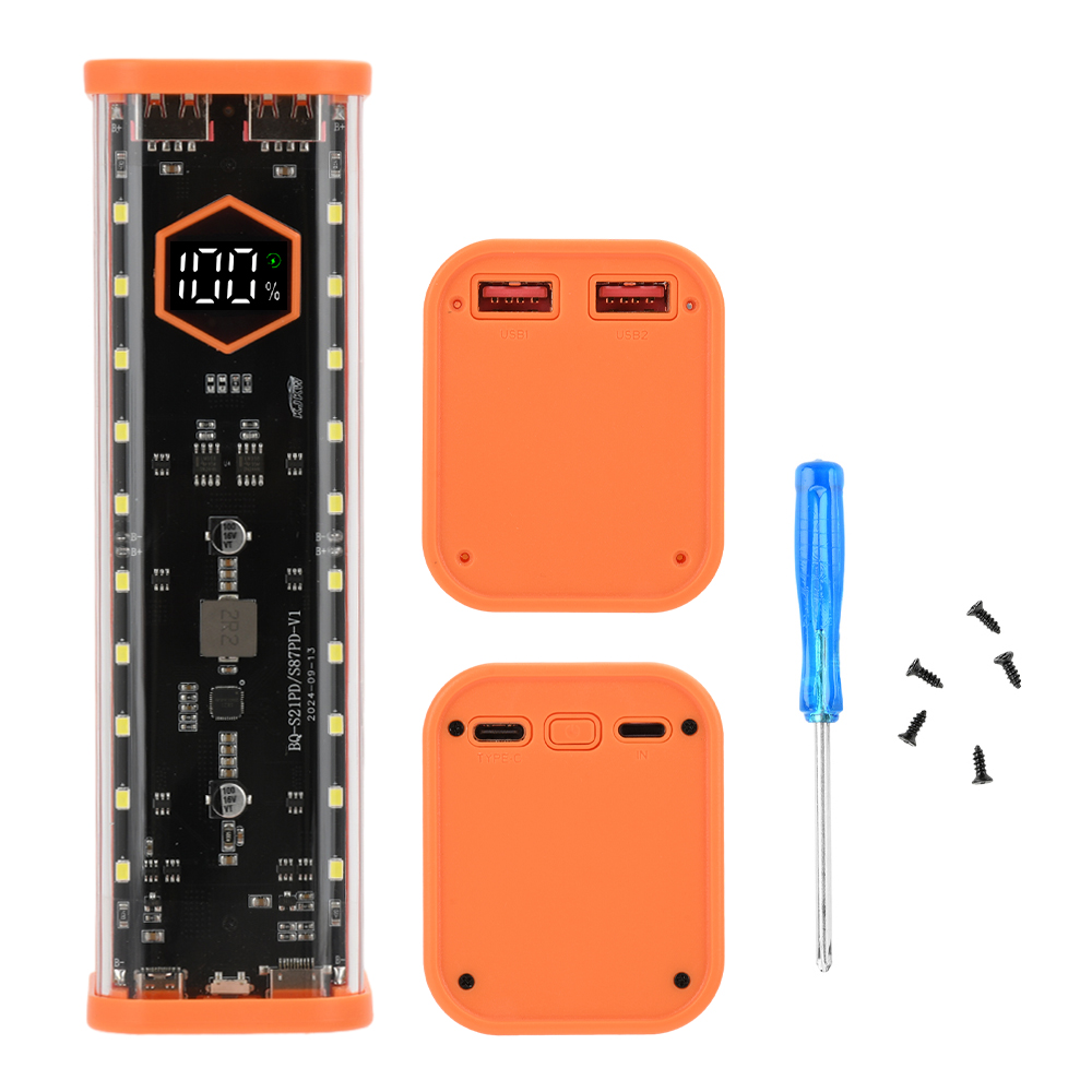 8*21700 Battery Case 22.5W Fas – обзор и цена Diy Electronics Hobby