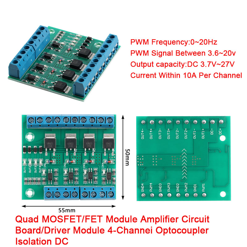 MOS FET F5305S 60N03 4 Channel – обзор и цена Diy Electronics Motor