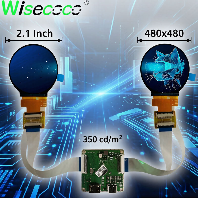 2.1 Inch Dual IPS Round Displa – обзор и цена Diy Electronics Circuits
