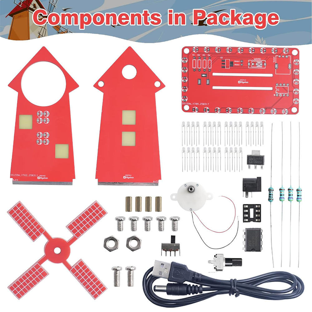 DIY Electronic Windmill Kit So – обзор и цена Diy Electronics Projects For Beginners