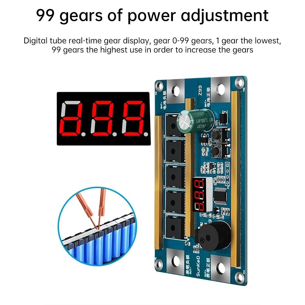 Portable 12V Spot Welder Digit – обзор и цена Diy Electronics Spot Welder