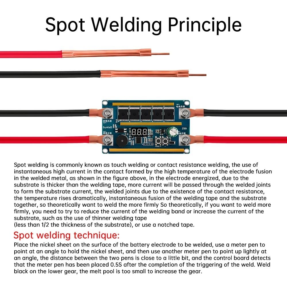 Portable 12V Spot Welder Digit – обзор и цена Diy Electronics Spot Welder