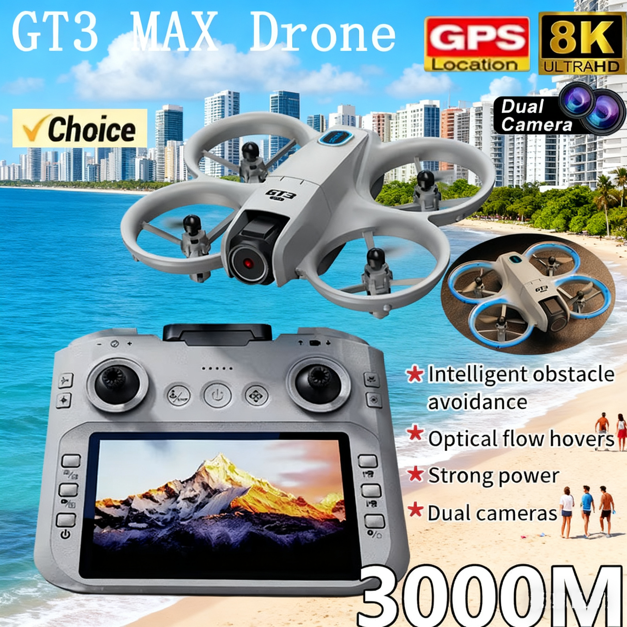 NEW GT3 Drone with HD Dual Cam – обзор и цена Diy Drone Electronics Kit