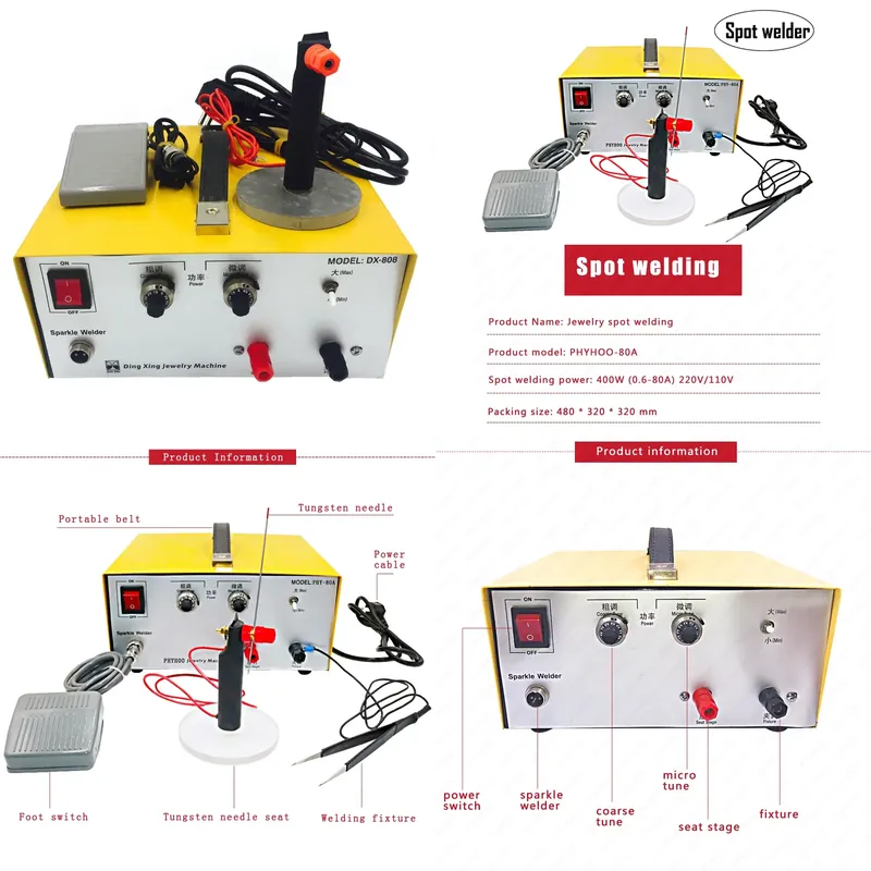 Hot Sale 80A Spot Welder Jewel – обзор и цена Diy Electronics Spot Welder