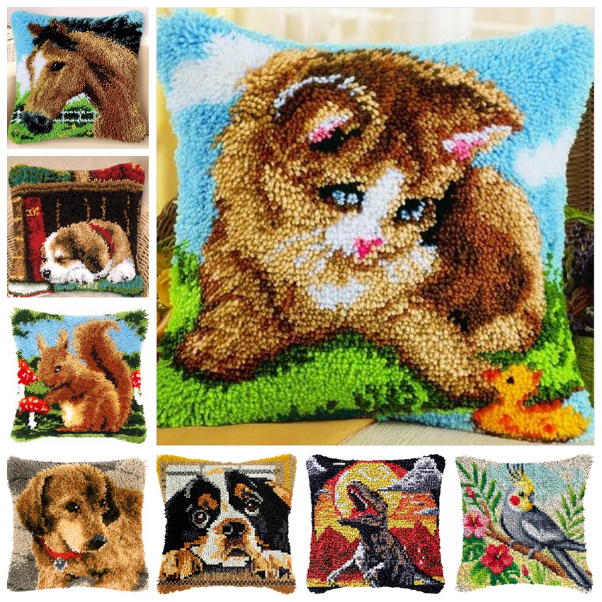 Cat Series Latch Hook Kit Mats – обзор и цена Diy Electronics Tool Kit