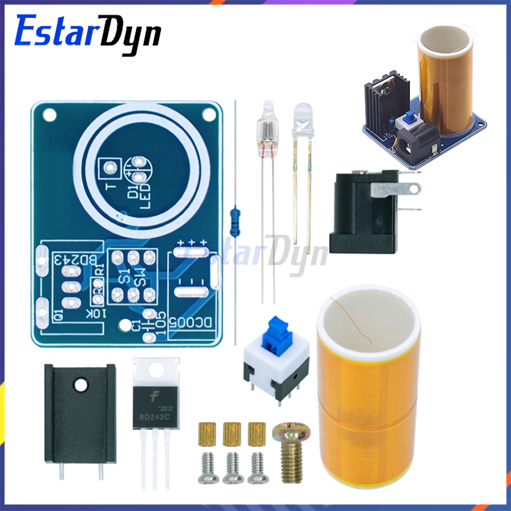 BD243C Mini Tesla Coil Kit DIY – обзор и цена Diy Electronics Projects For Beginners