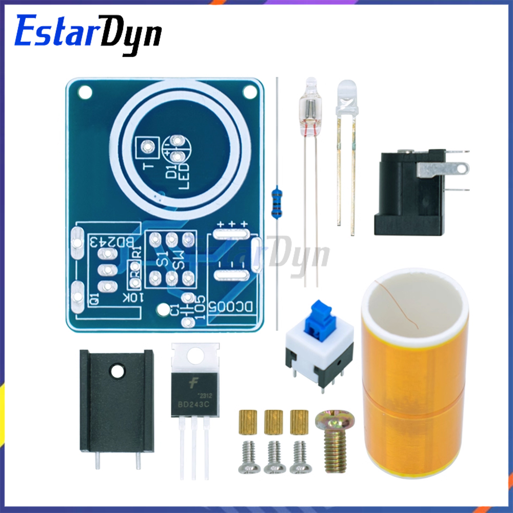 BD243C Mini Tesla Coil Kit DIY – обзор и цена Diy Electronics Projects For Beginners