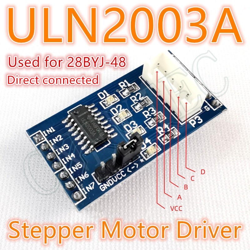 ULN2003AN ULN2003 Stepper Moto – обзор и цена Stepper Motor 28Byj