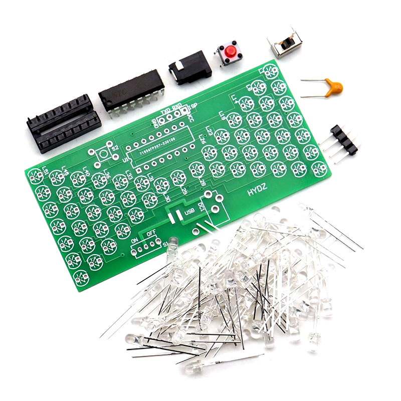 LED Hourglass Learning Kit - S – обзор и цена Diy Electronics Projects For Beginners
